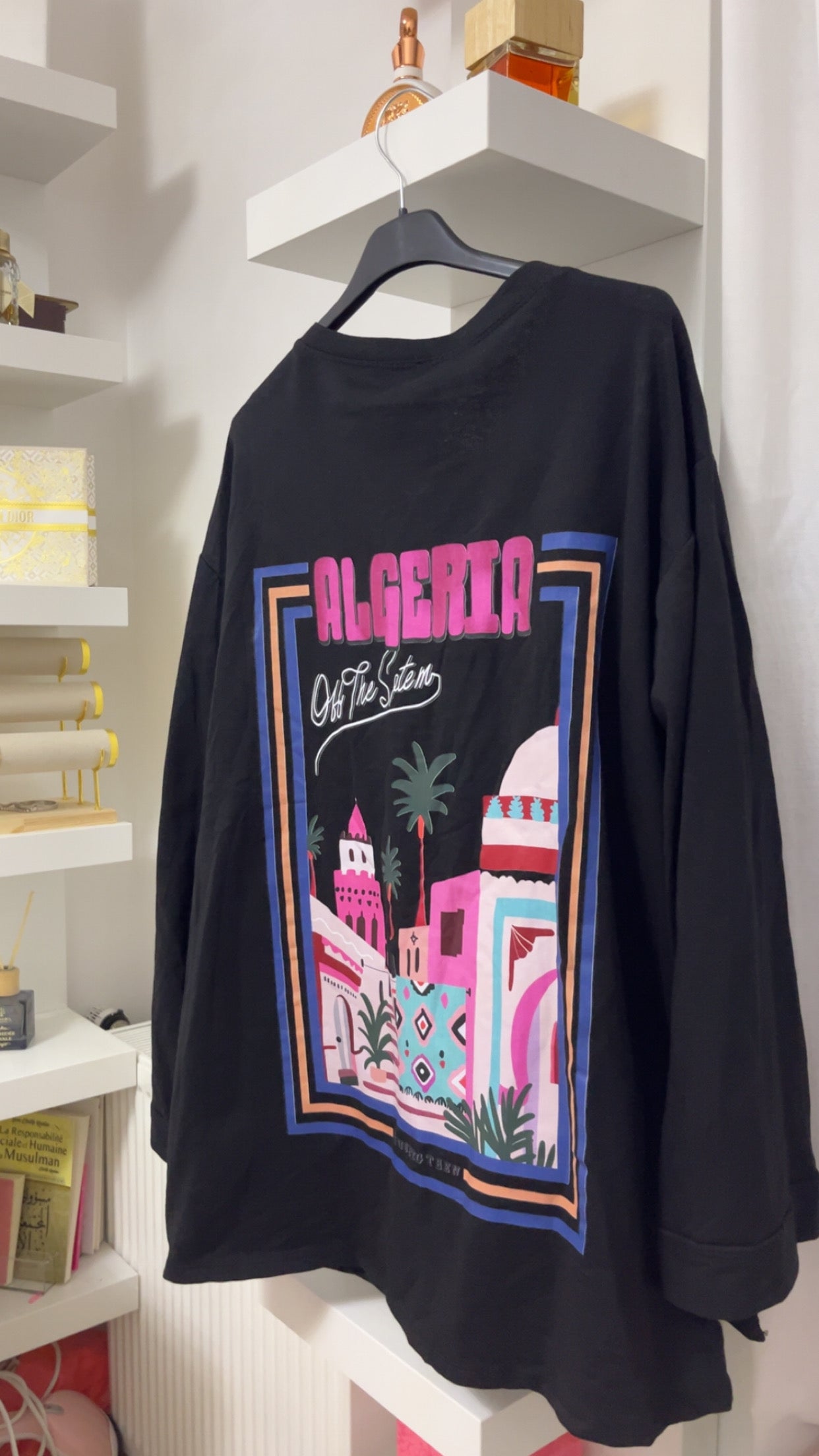 T-SHIRT ALGÉRIE NOIR