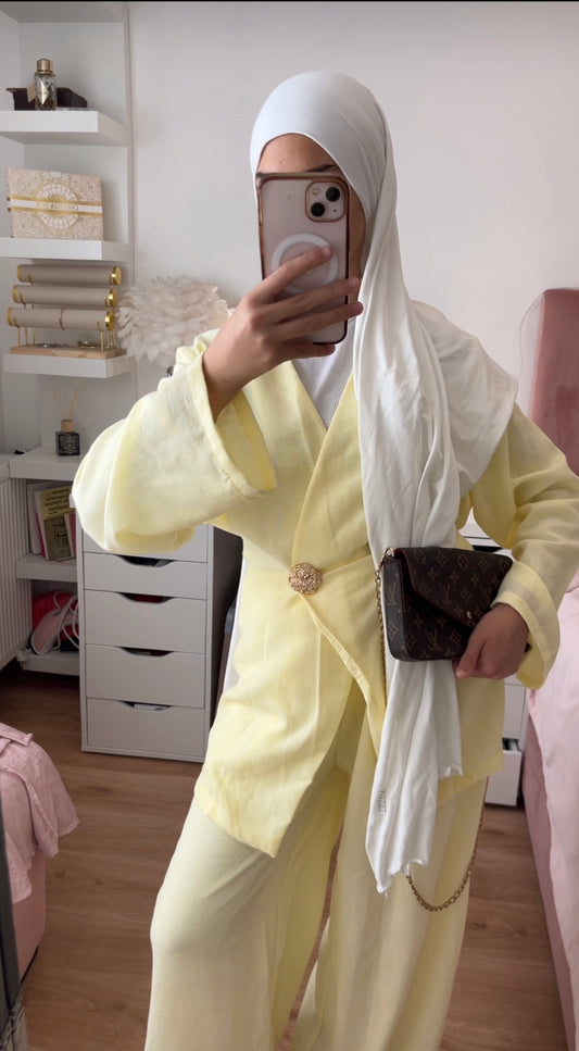 ENSEMBLE JASMINE JAUNE