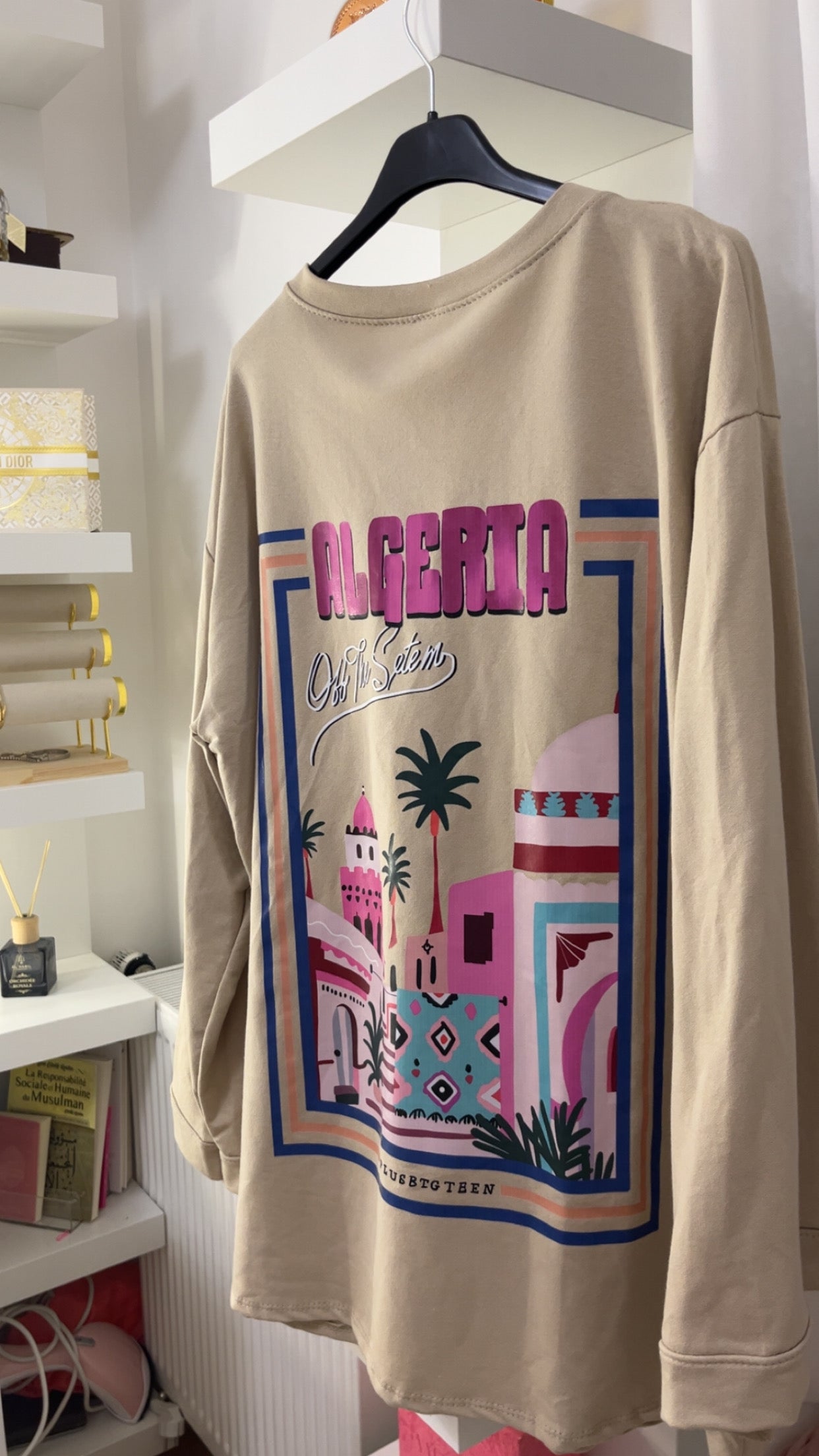 T-SHIRT ALGÉRIE BEIGE