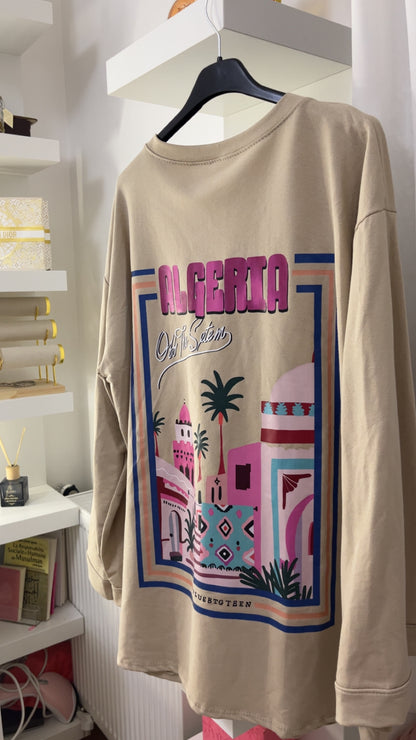 T-SHIRT ALGÉRIE BEIGE