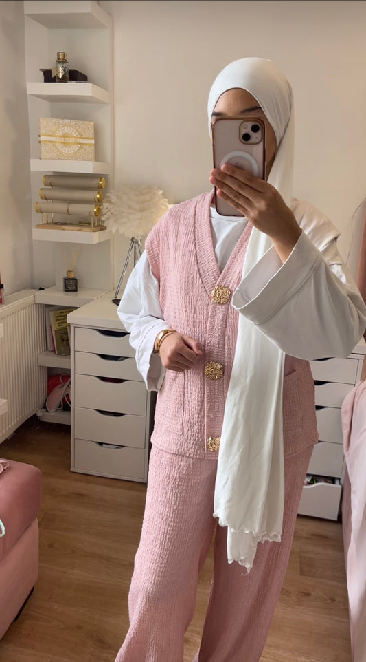 ENSEMBLE SIRINE ROSE